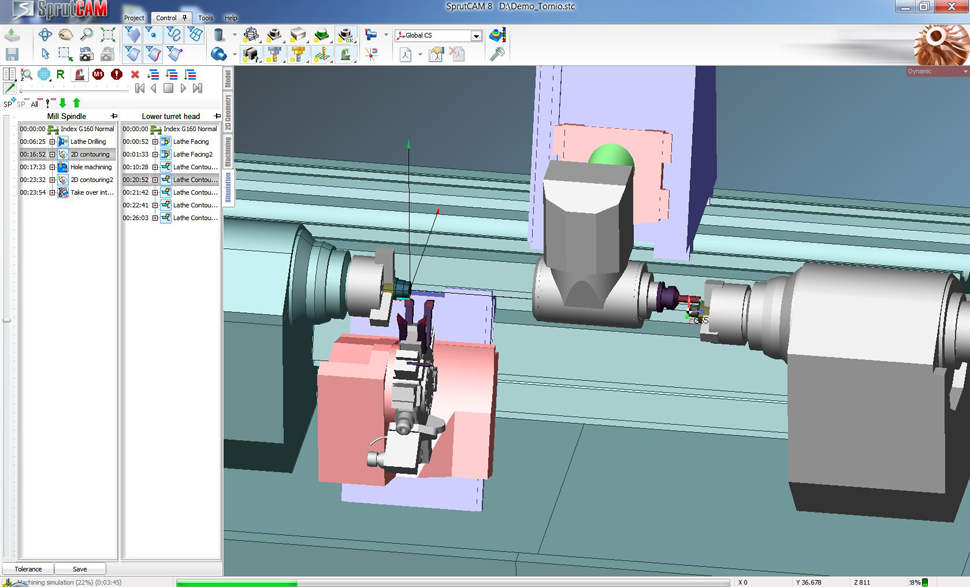 SprutCAM-tornio-multitorretta-mtm
